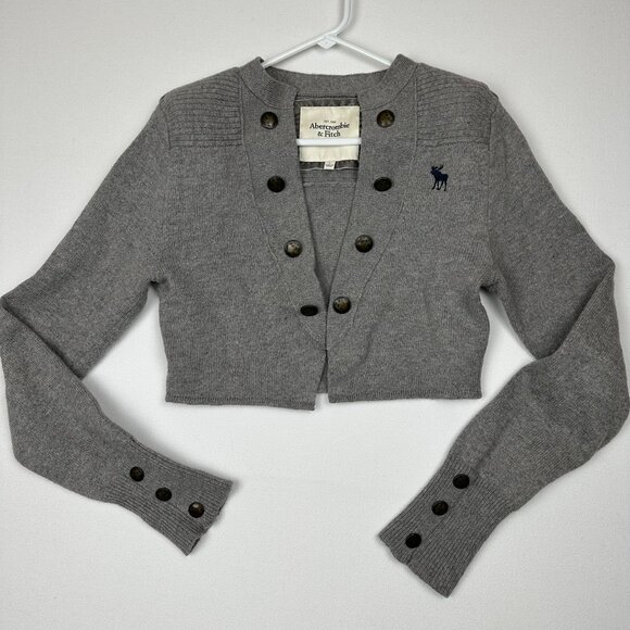 Abercrombie & Fitch Sweaters - Abercrombie & Fitch Crop Military Cardigan